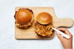 Onions cooking in a pan